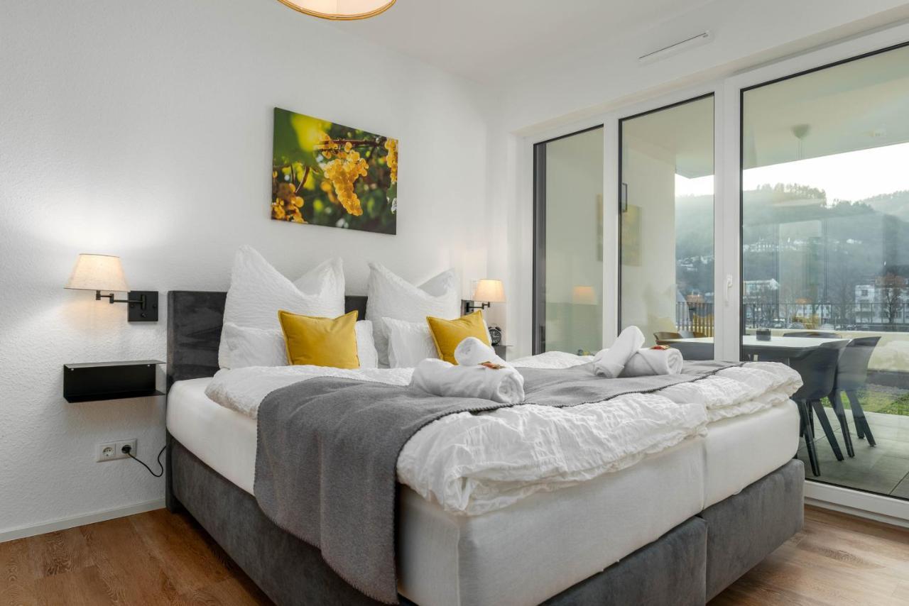 Vivamosel: Appartement Mit Mosel & Burgblick - Balkon - Parken - Aufzug - Fahrradraum Cochem Exteriör bild
