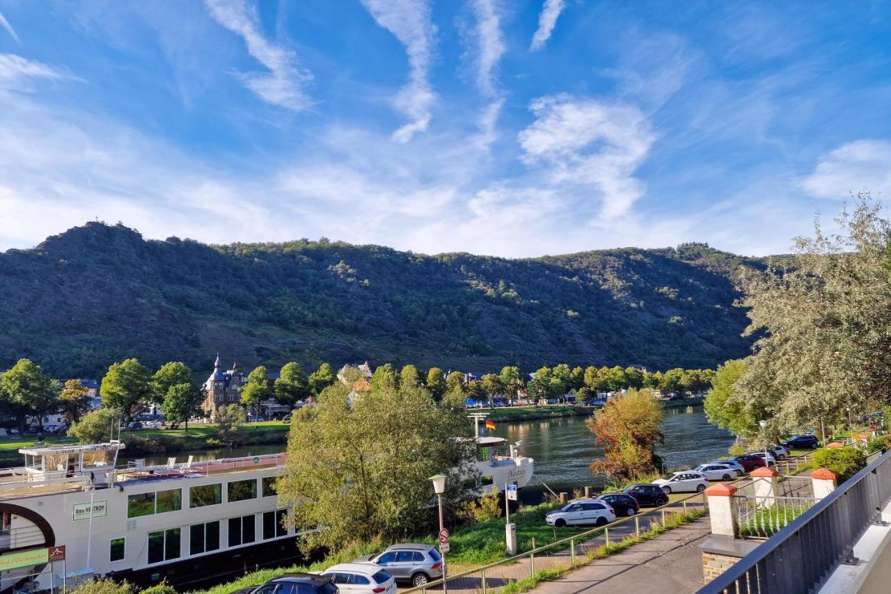 Vivamosel: Appartement Mit Mosel & Burgblick - Balkon - Parken - Aufzug - Fahrradraum Cochem Exteriör bild