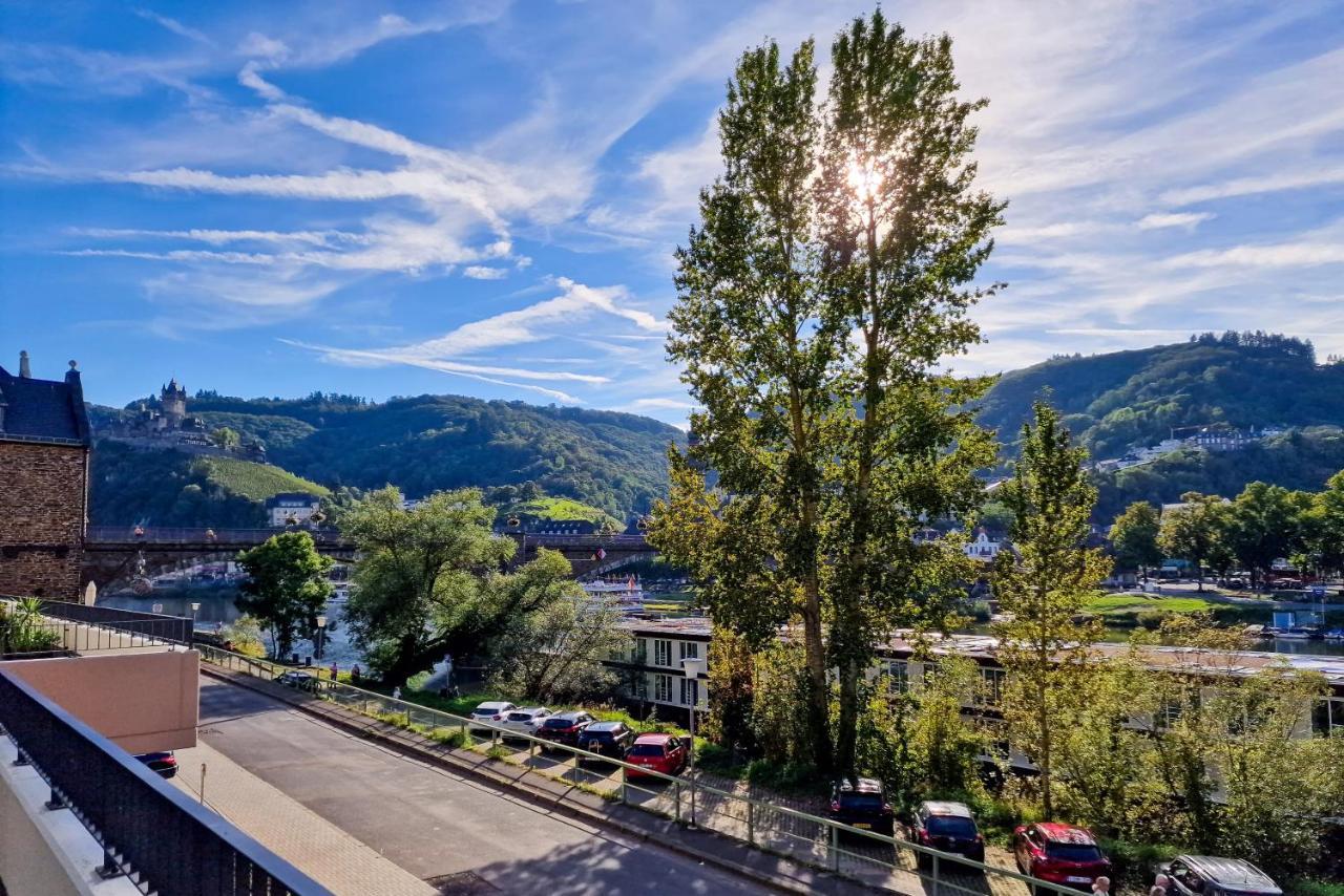 Vivamosel: Appartement Mit Mosel & Burgblick - Balkon - Parken - Aufzug - Fahrradraum Cochem Exteriör bild